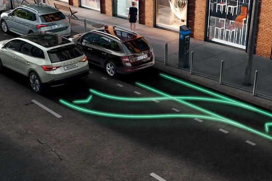 Škoda Enyaq parkimisabi